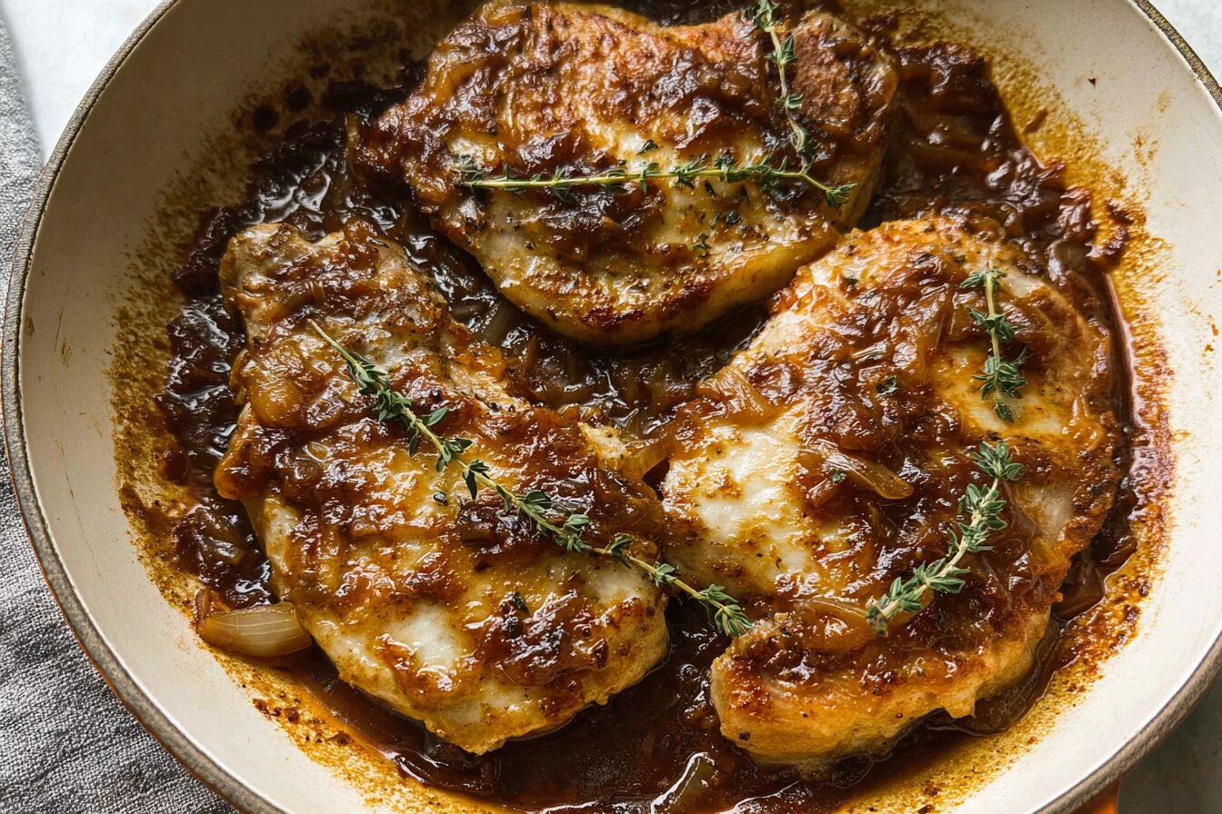 French Onion Pork Chops