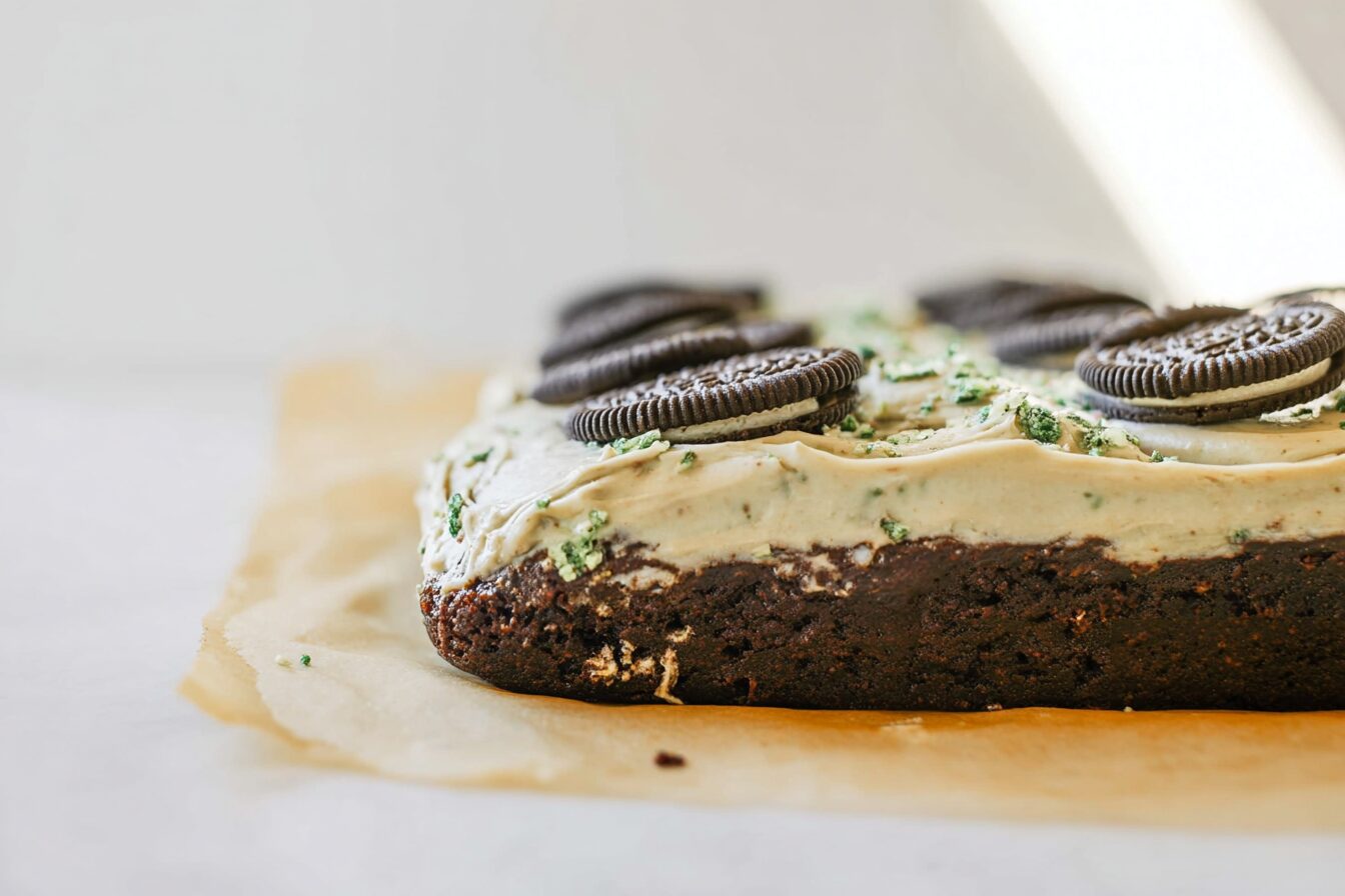Grasshopper Sheet Cake