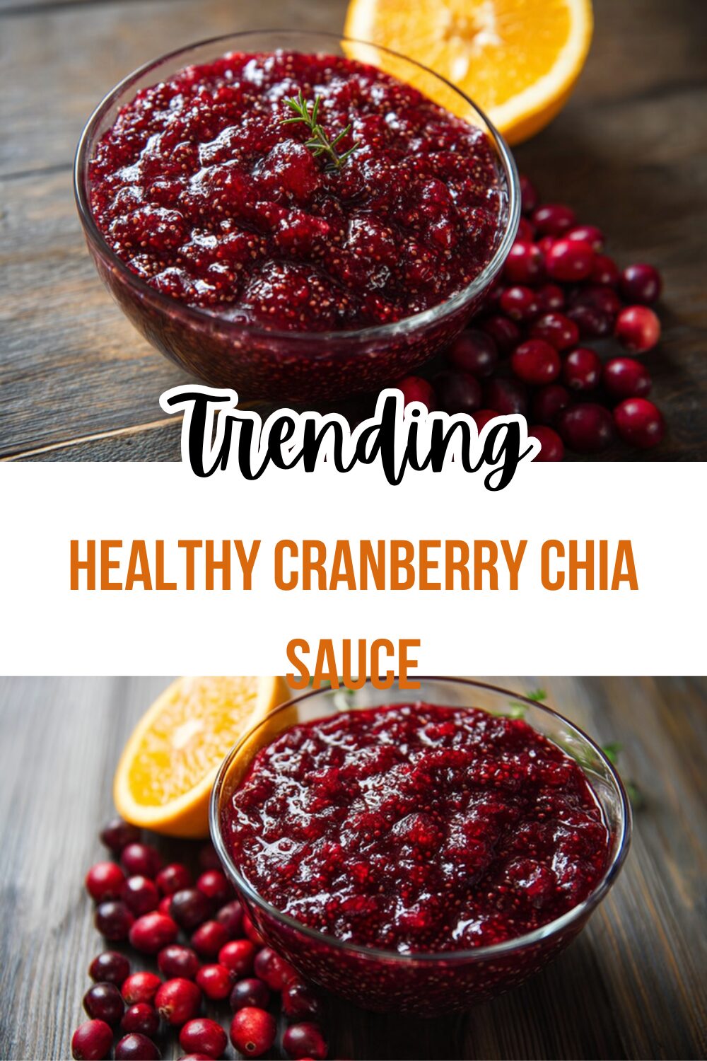 Healthy Cranberry Chia Sauce