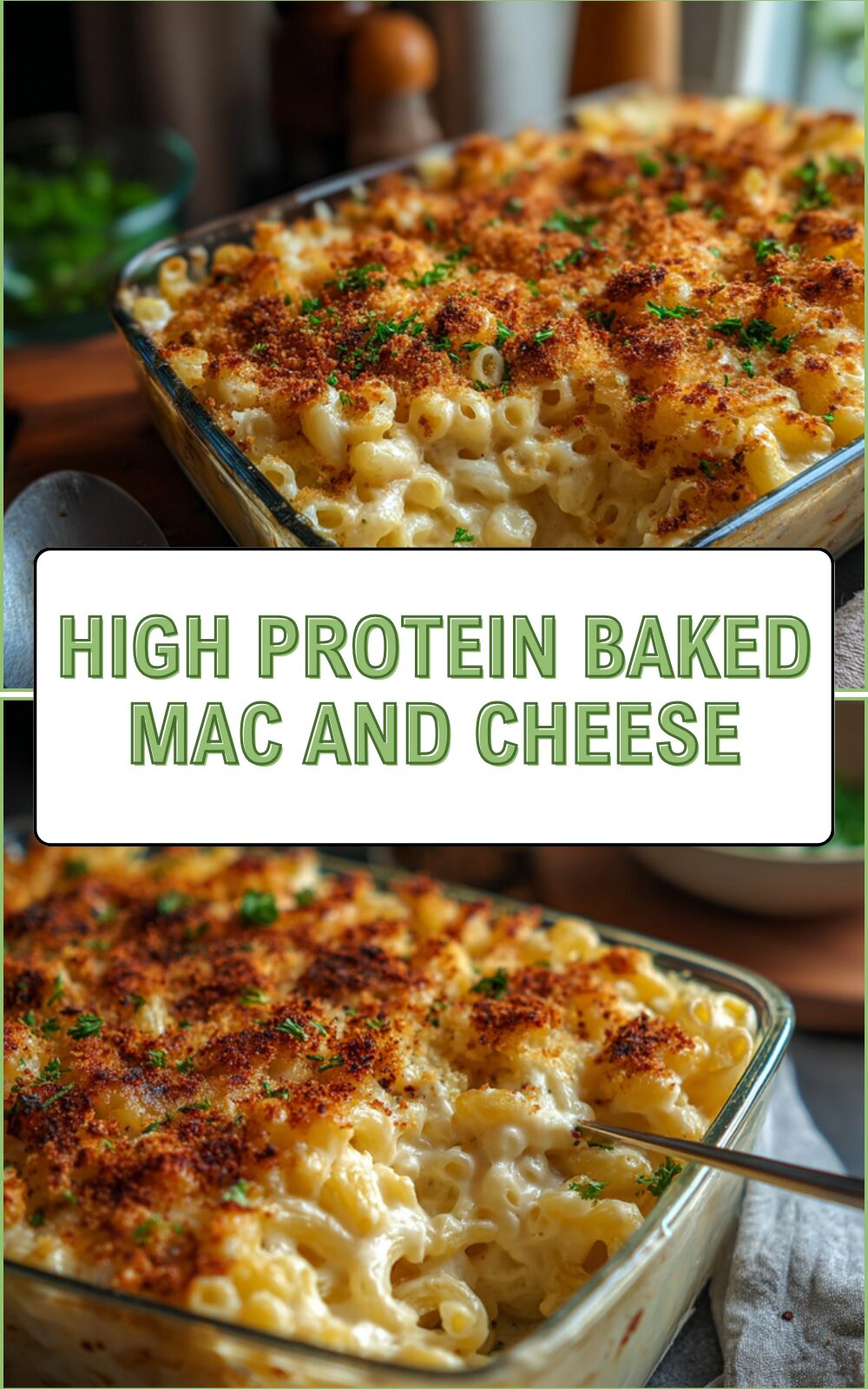 High Protein Baked Mac And Cheese