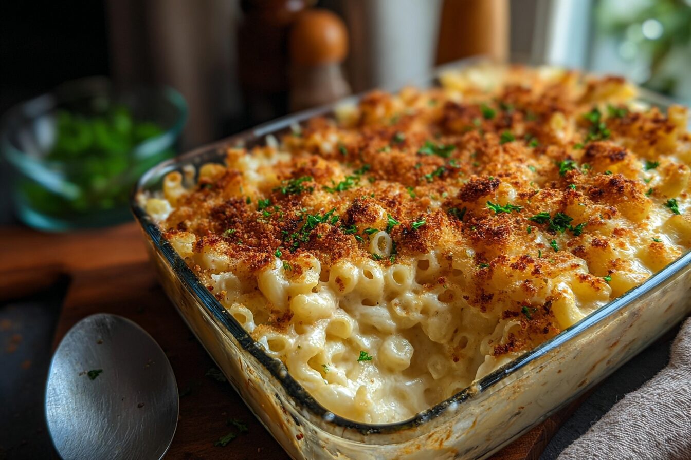 High Protein Baked Mac And Cheese
