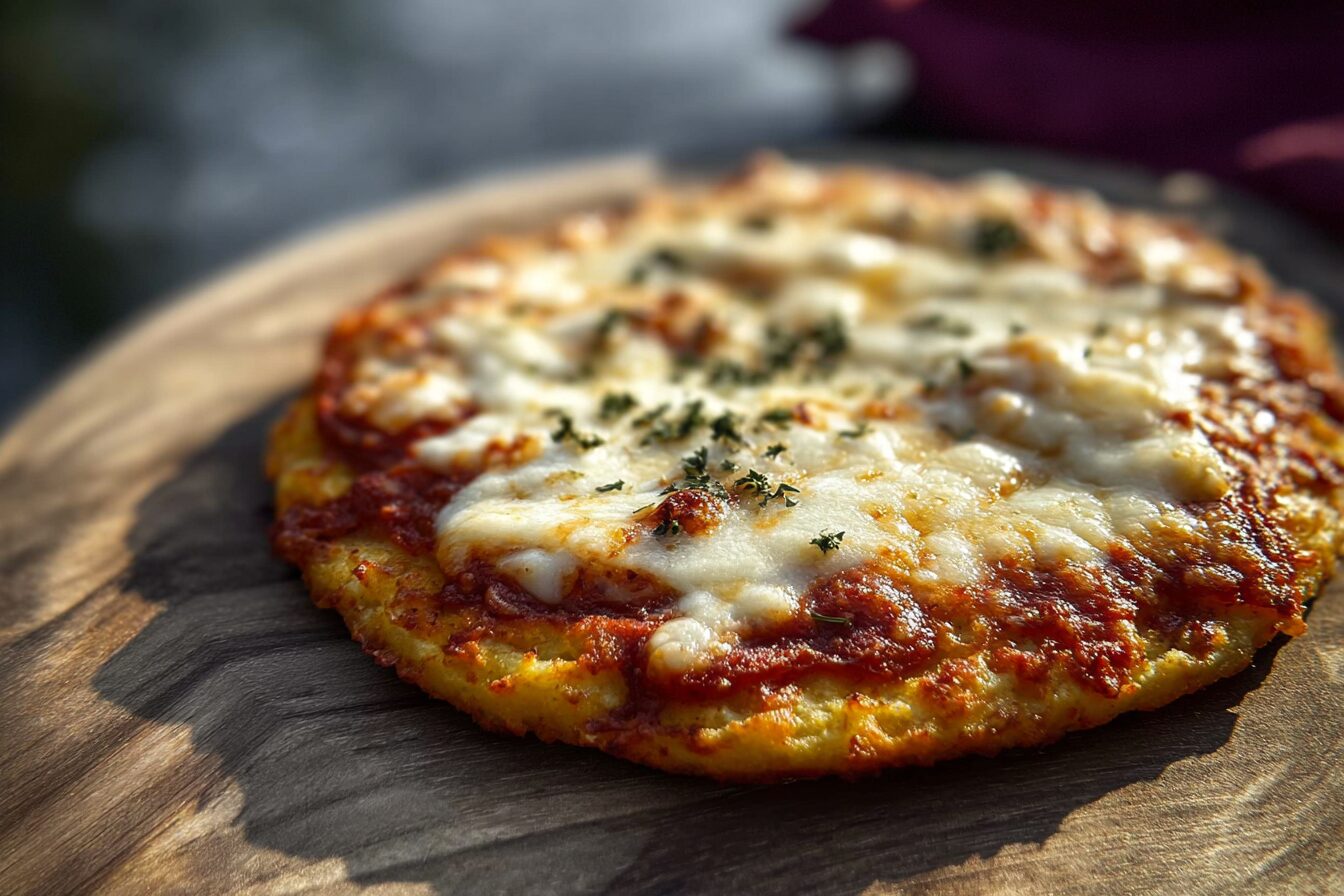 High Protein Cottage Cheese Pizza Crust