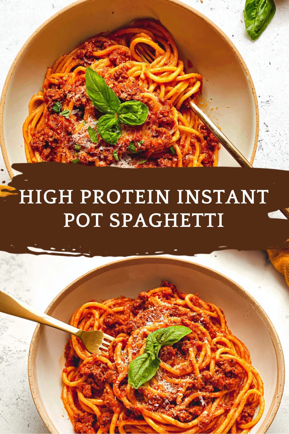 High Protein Instant Pot Spaghetti