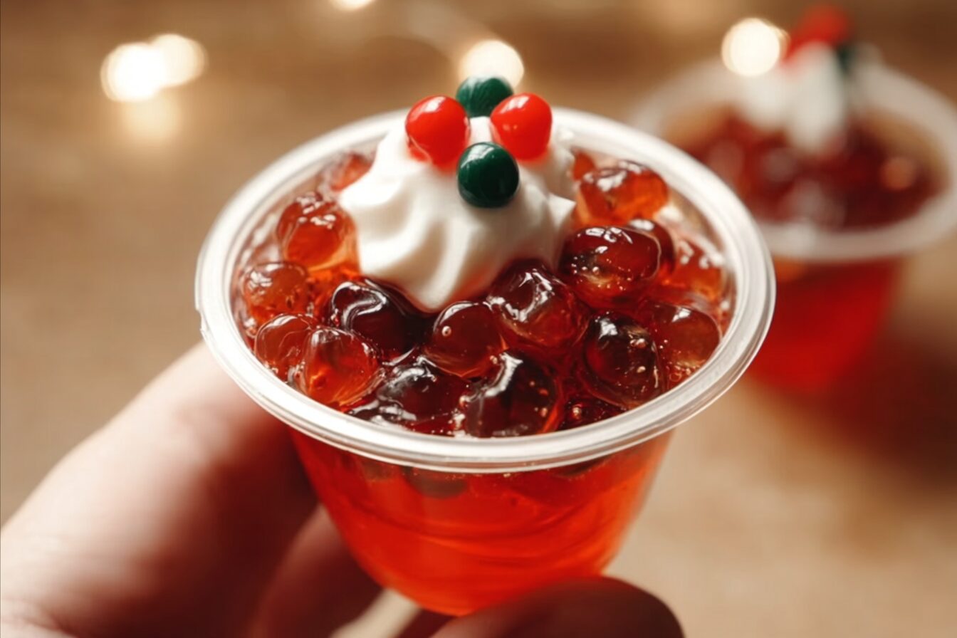 Holly Jolly Fireball Shots