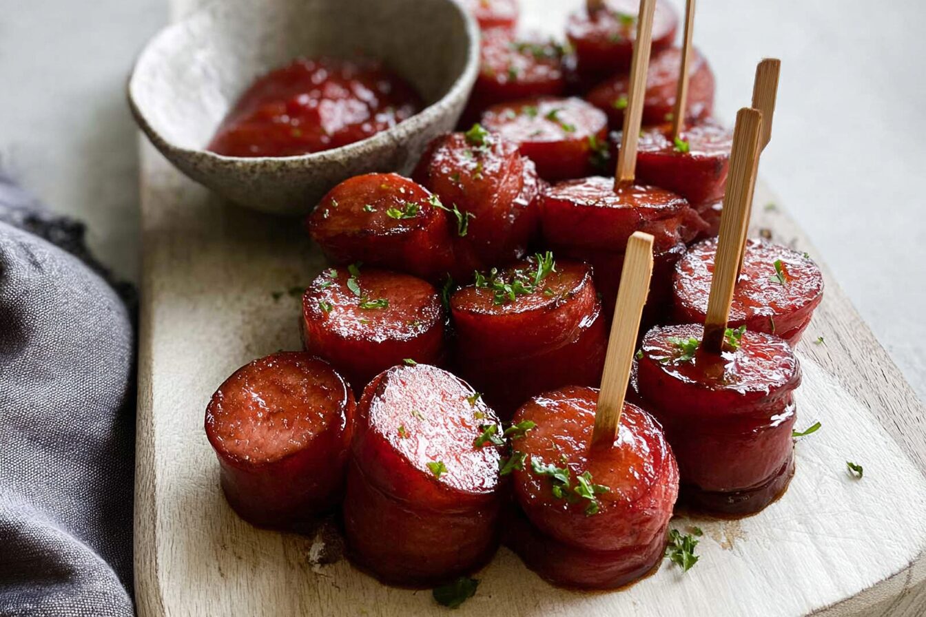 Mustard Hasselback Kielbasa Bites Recipe With Savory Twist 6 Kielbasa Bites