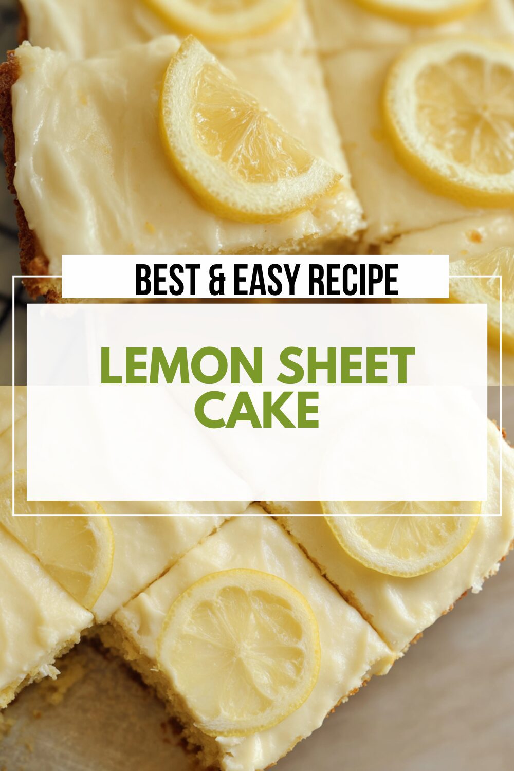 Lemon Sheet Cake