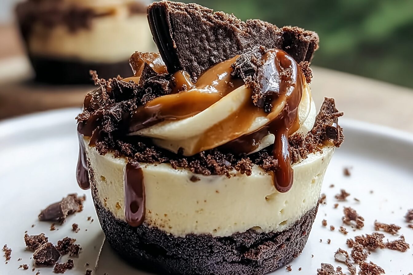 Loaded Brownie Cheesecake Cup