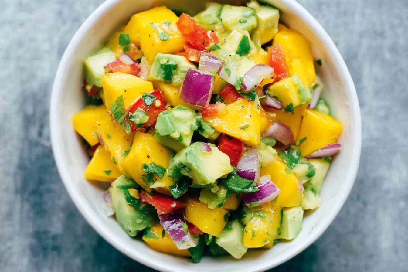 Mango Lime Avocado Salsa