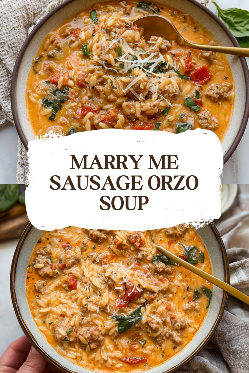 Marry Me Sausage Orzo Soup Recipe With Savory Herbs And Vegetables 7 Marry Me Sausage Orzo Soup