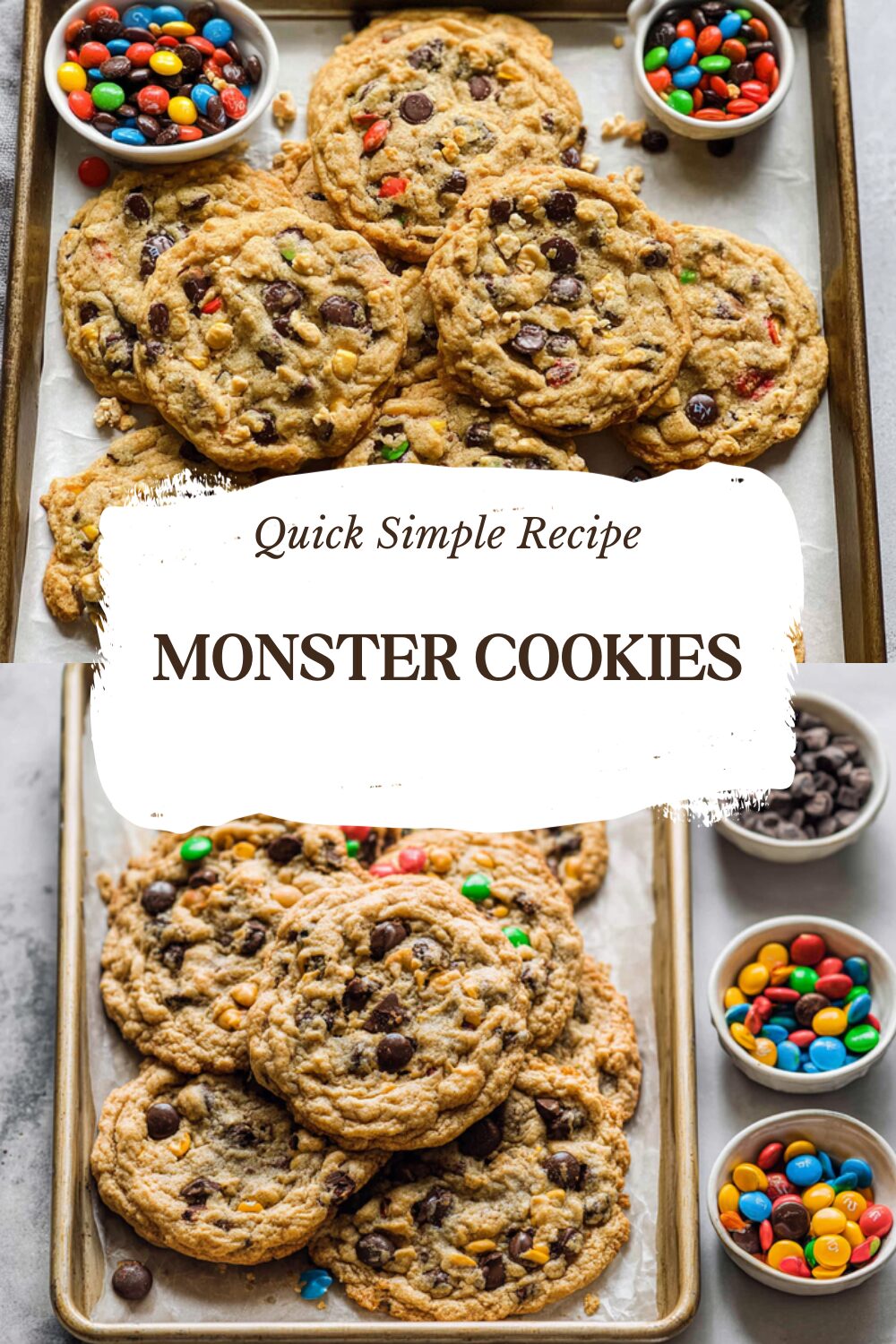 Monster Cookies: Easy Thick Chewy Recipe 7 Monster Cookies