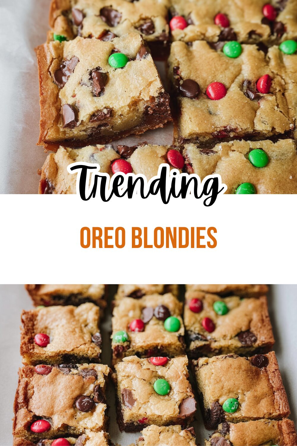 Oreo Blondies