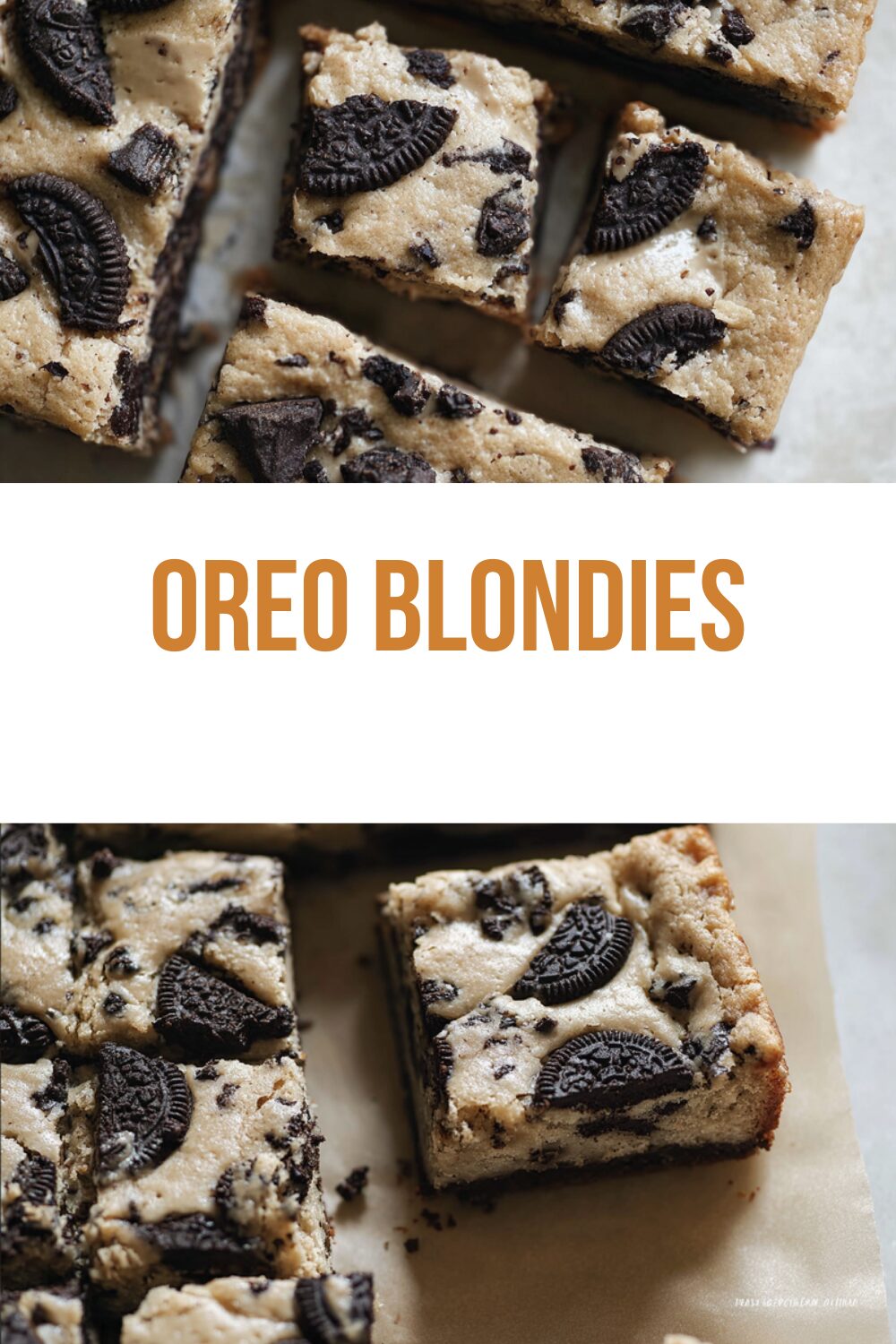 Oreo Blondies