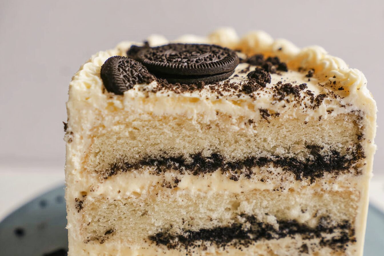 Oreo Creme Brulee Cake