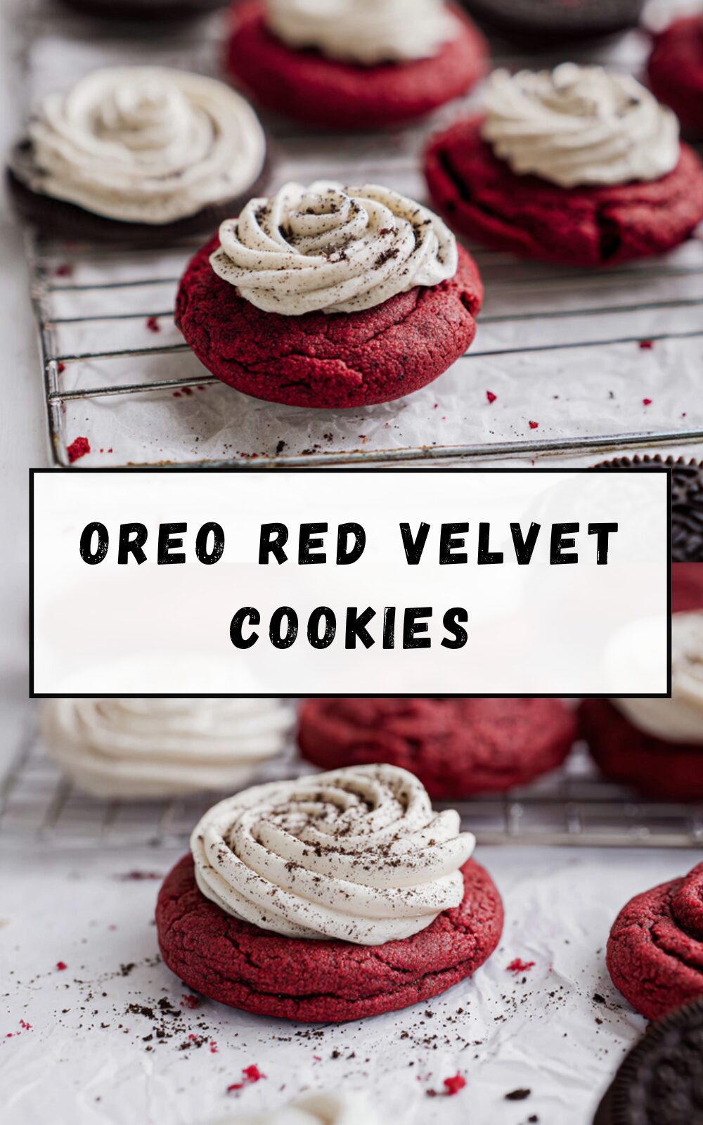 Oreo Red Velvet Cookies