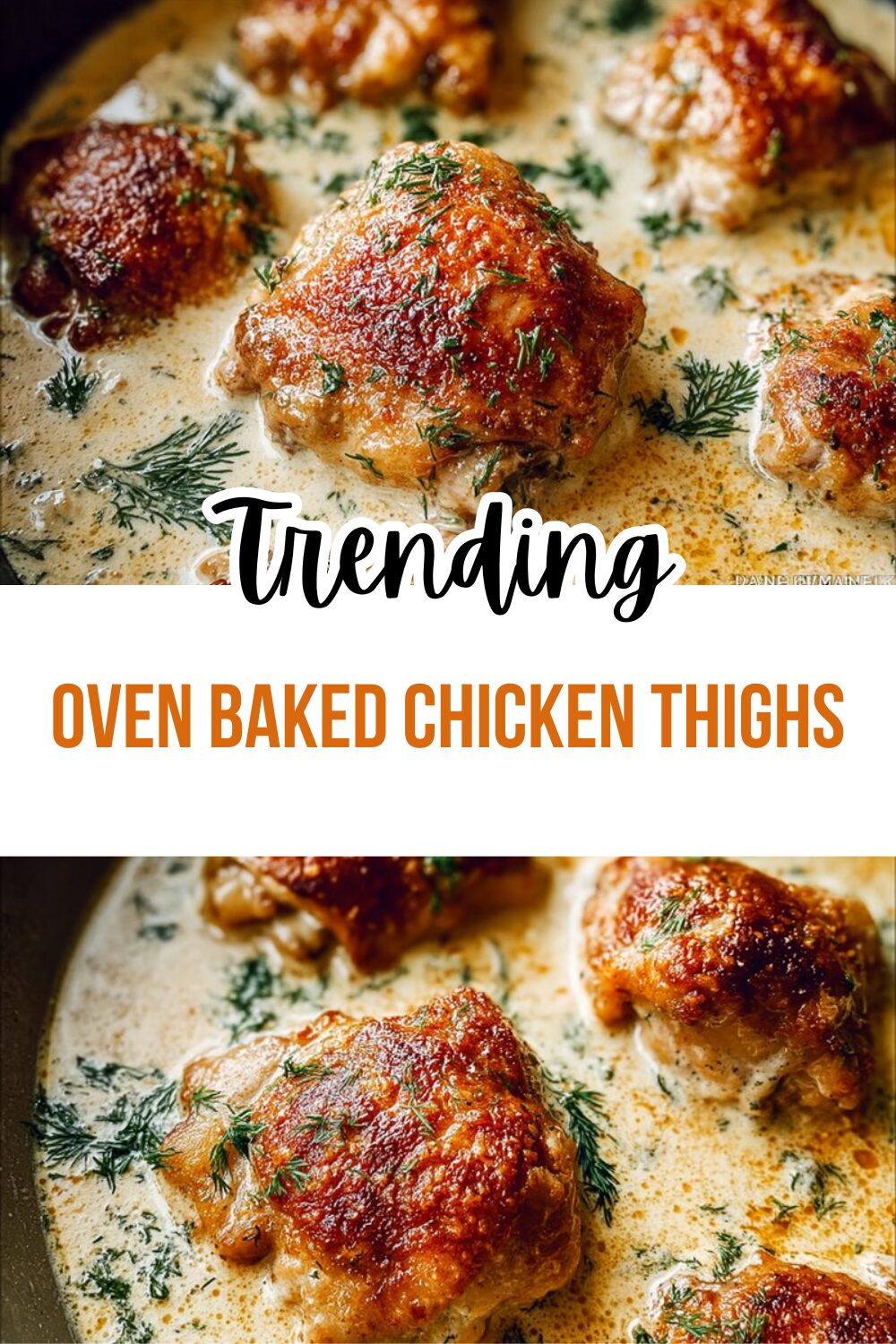 Oven Baked Chicken Thighs