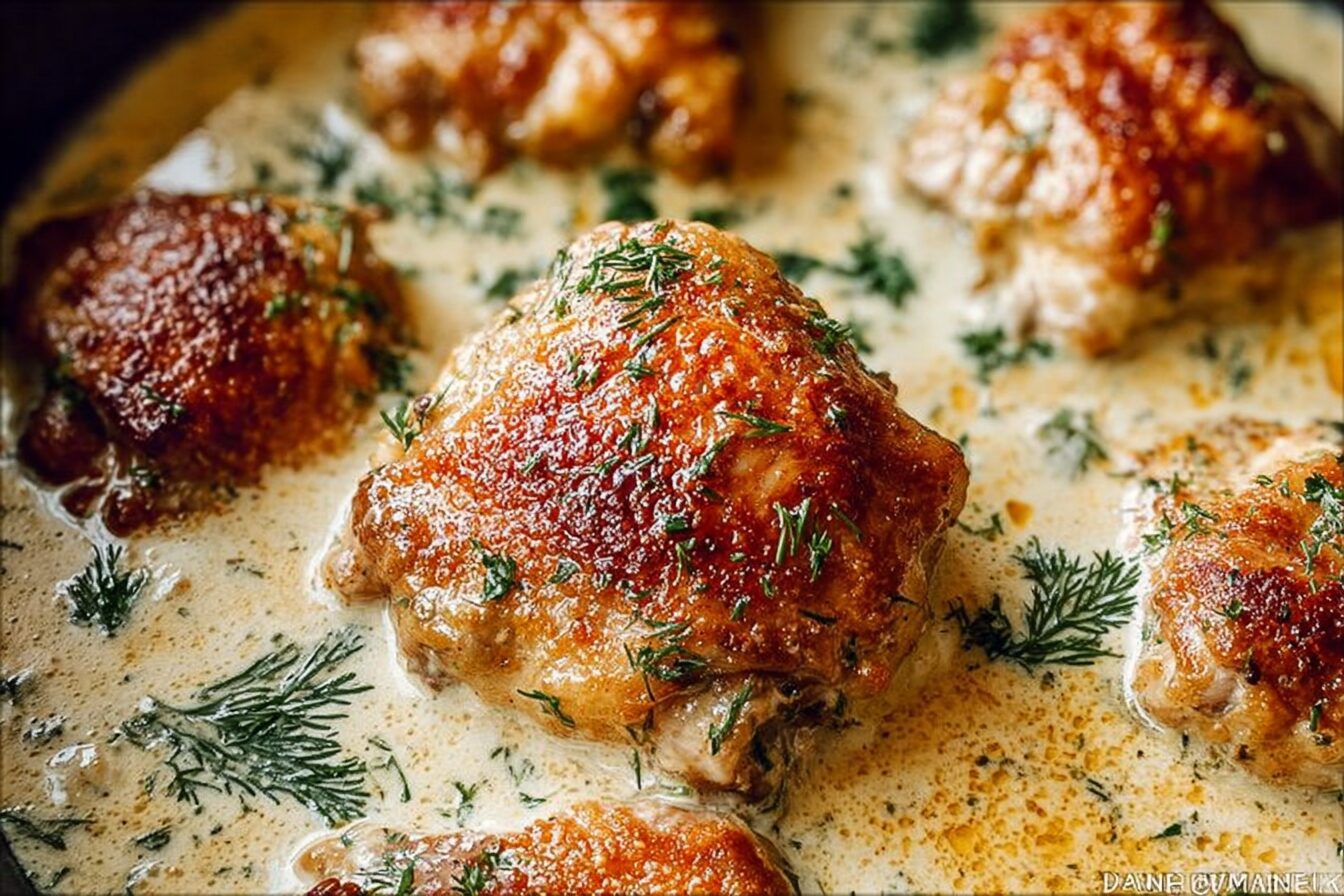 Oven Baked Chicken Thighs