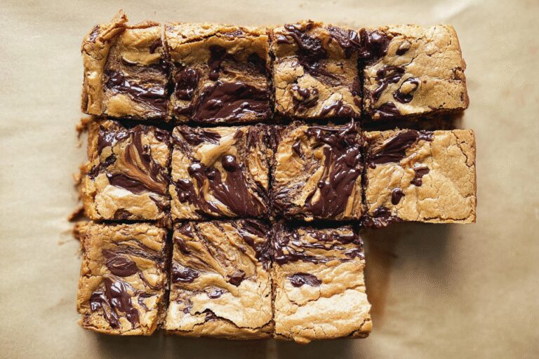 Peanut Butter Nutella Blondies 87.Png