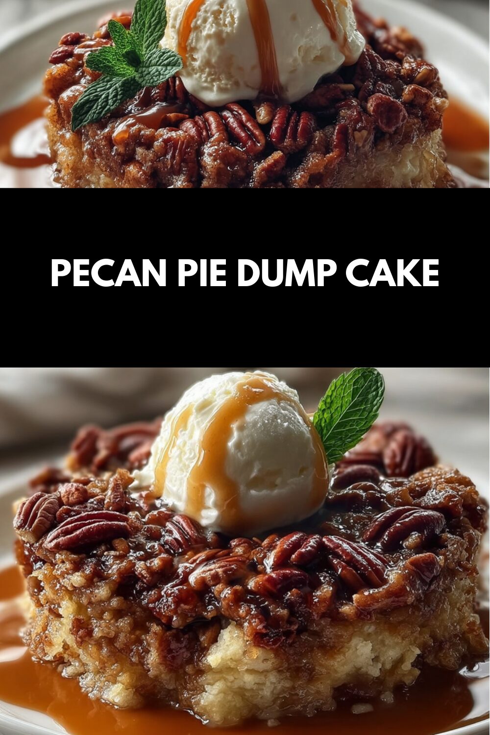 Pecan Pie Dump Cake