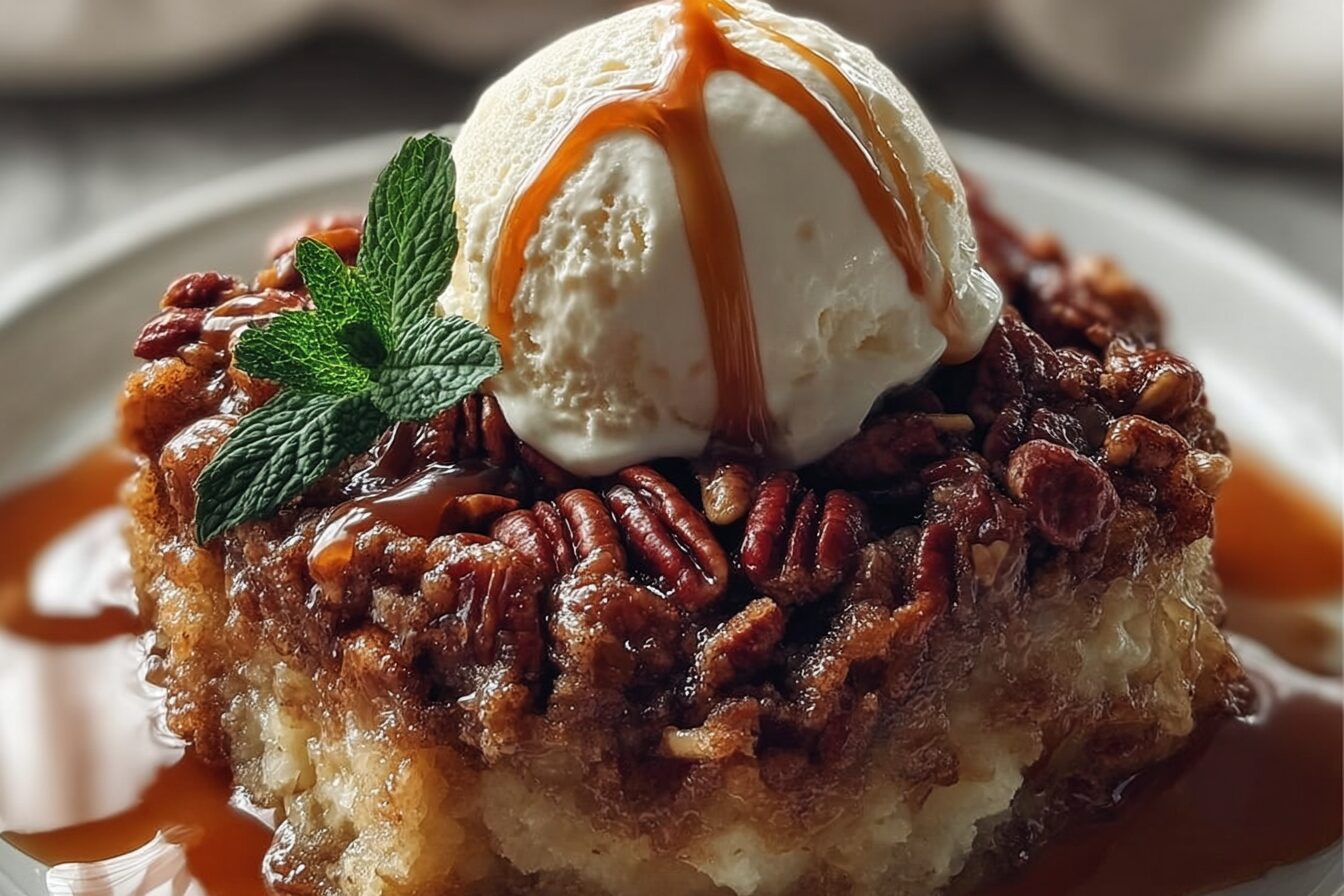 Pecan Pie Dump Cake