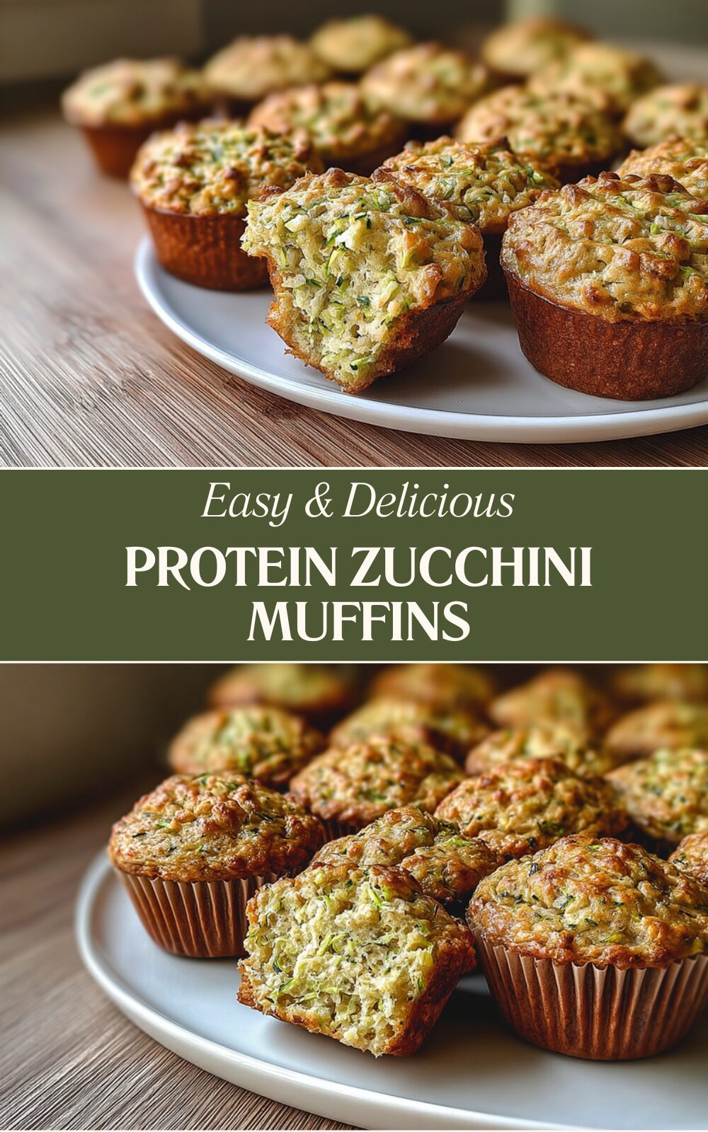 Protein Zucchini Muffins