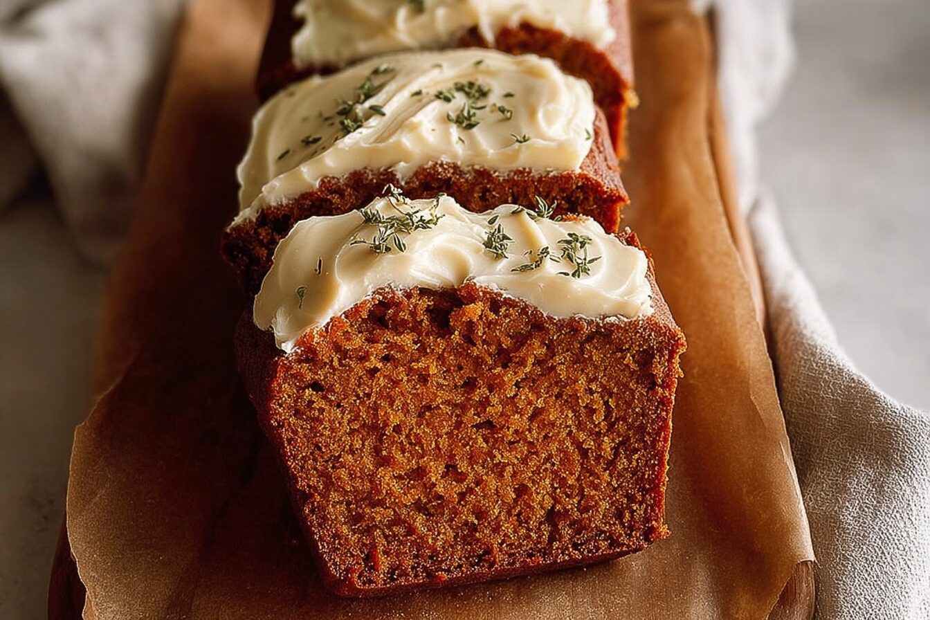 Pumpkin Bread Cream Cheese