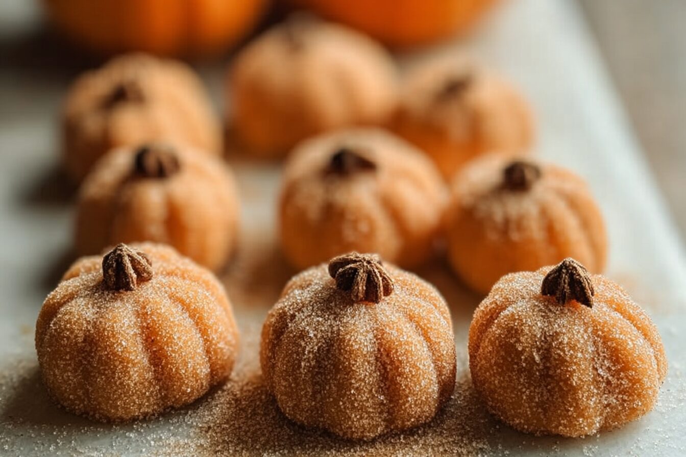 Pumpkin Cheesecake Truffles