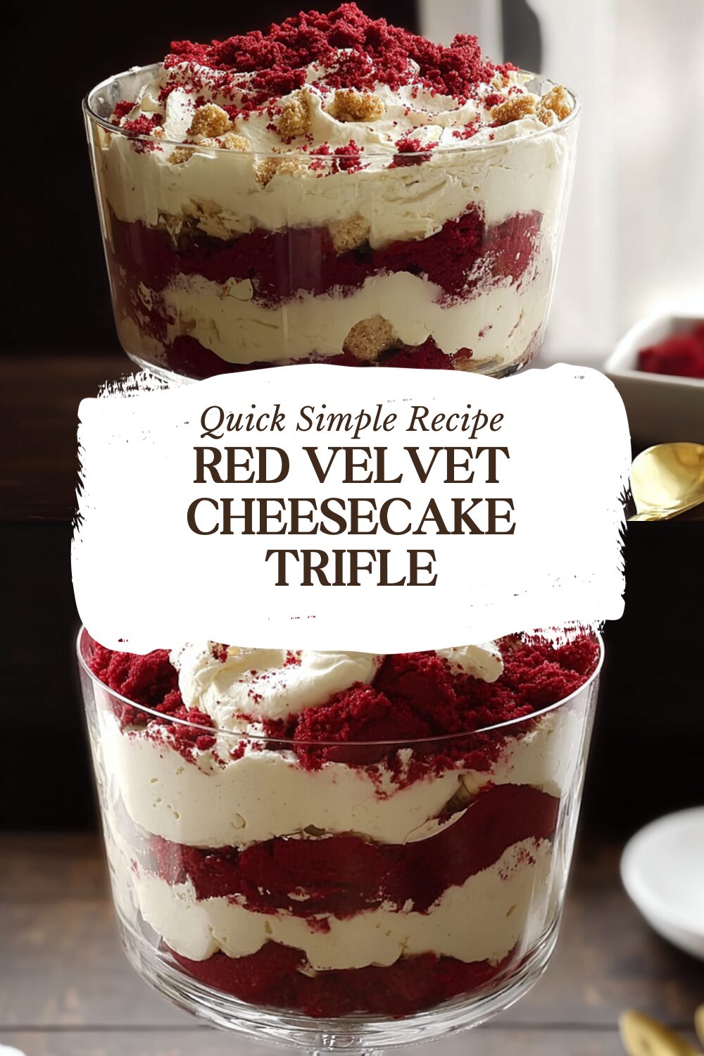 Red Velvet Cheesecake Trifle