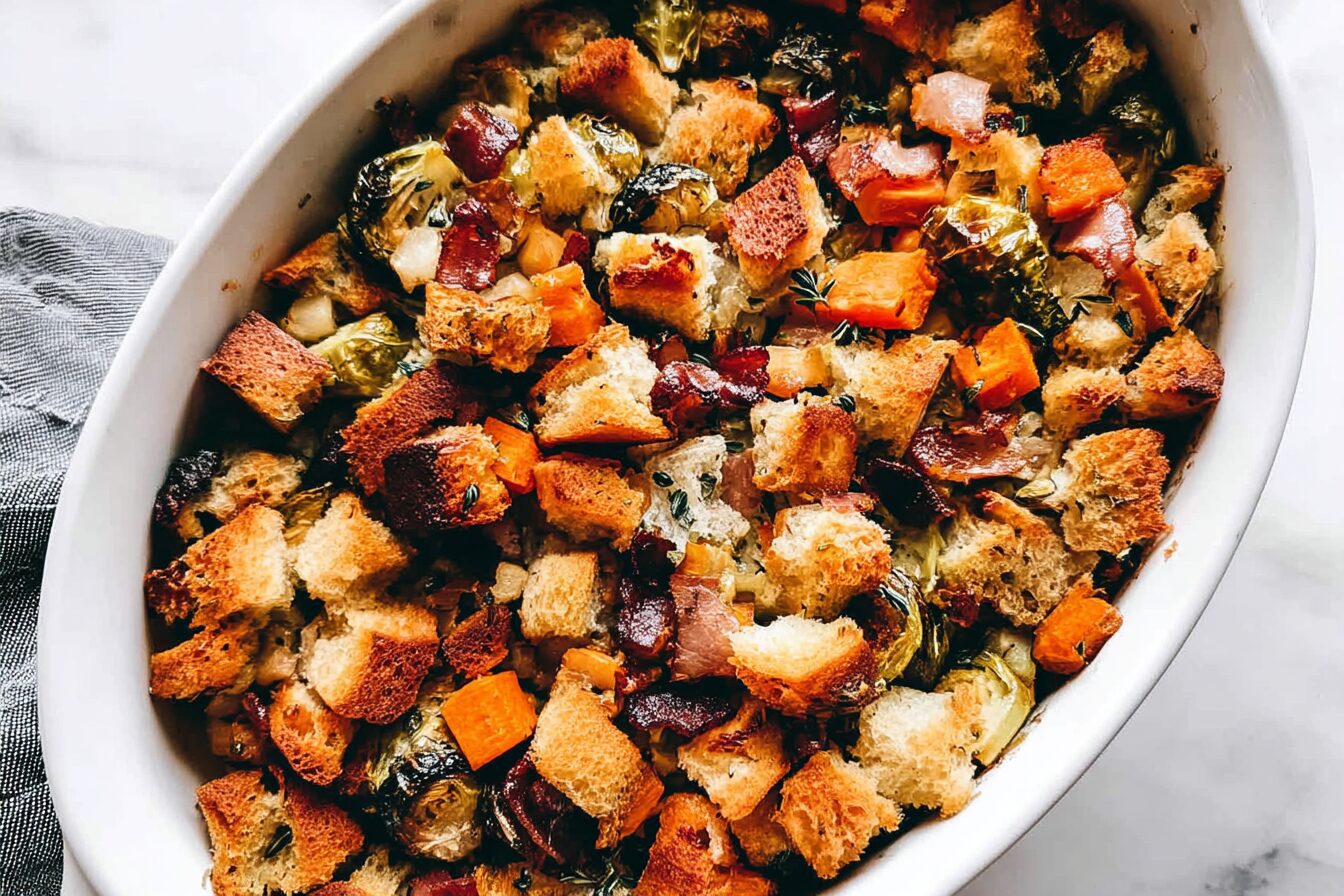 Roasted Autumn Vegetable Stuffing