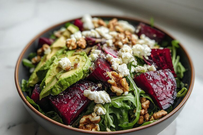 Roasted Beet Arugula Salad Feta Walnuts 21.Png