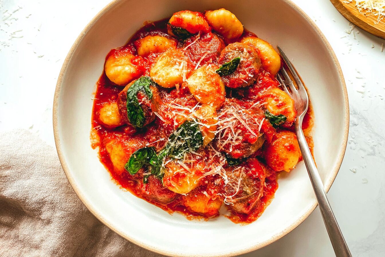 Sausage And Gnocchi Marinara
