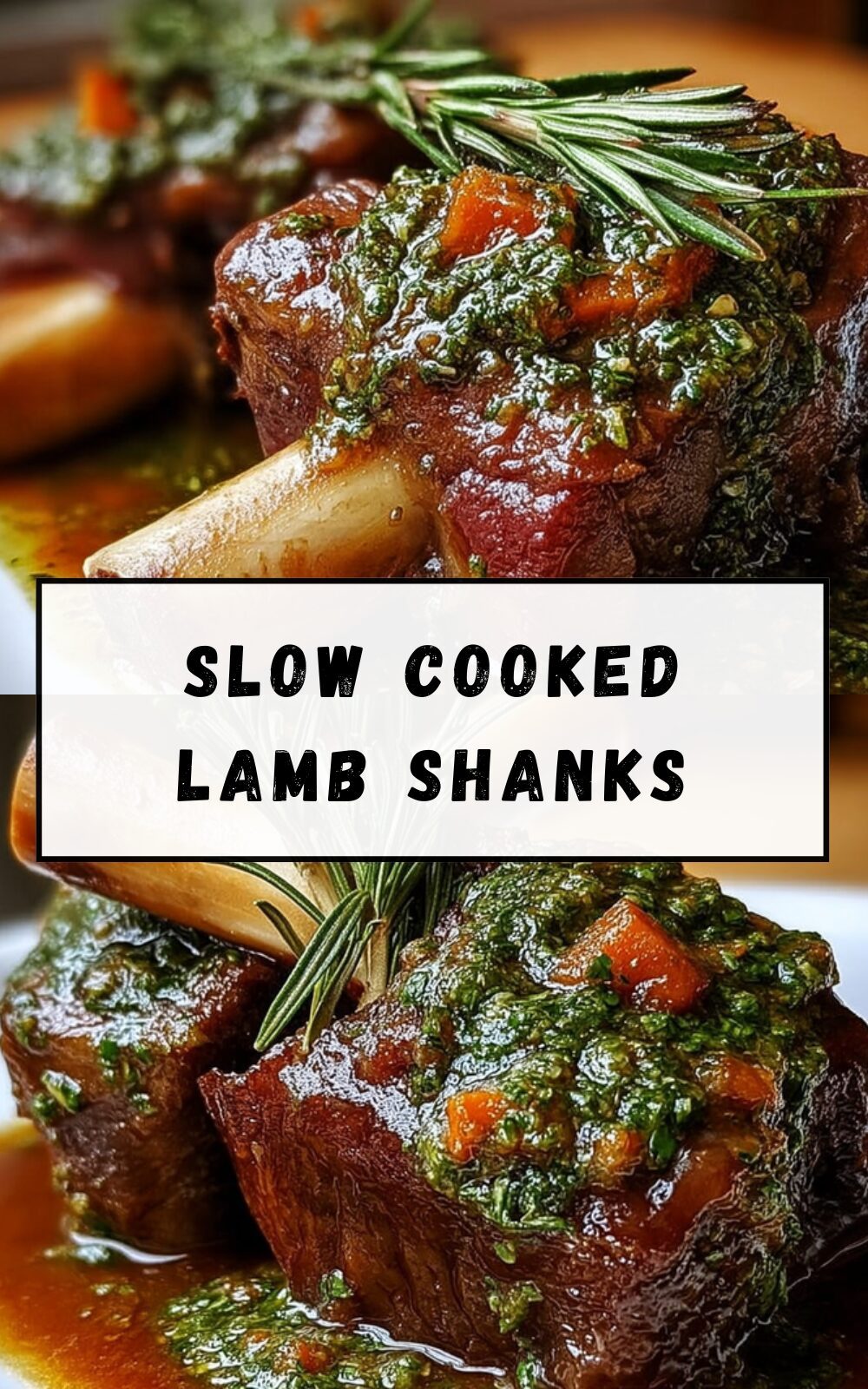 Slow Cooked Lamb Shanks