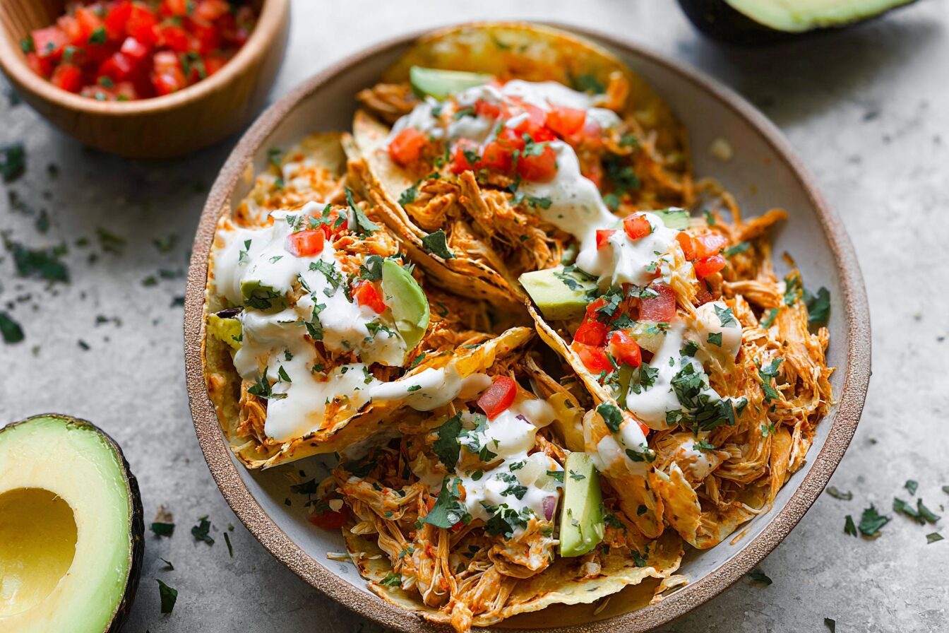 Crockpot Ranch Chicken Tacos Simple Slow Cooker Recipe 6 Slow Cooker Ranch Tacos