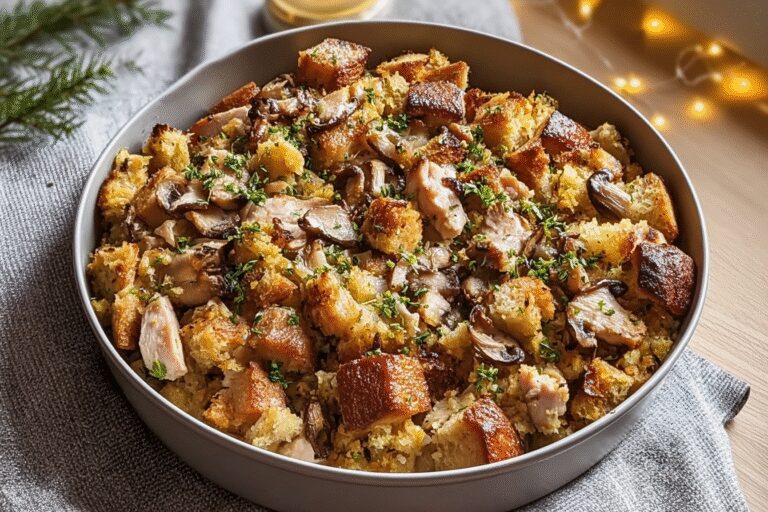 Smoked Chicken Shiitake Stuffing Traybake 99.Png