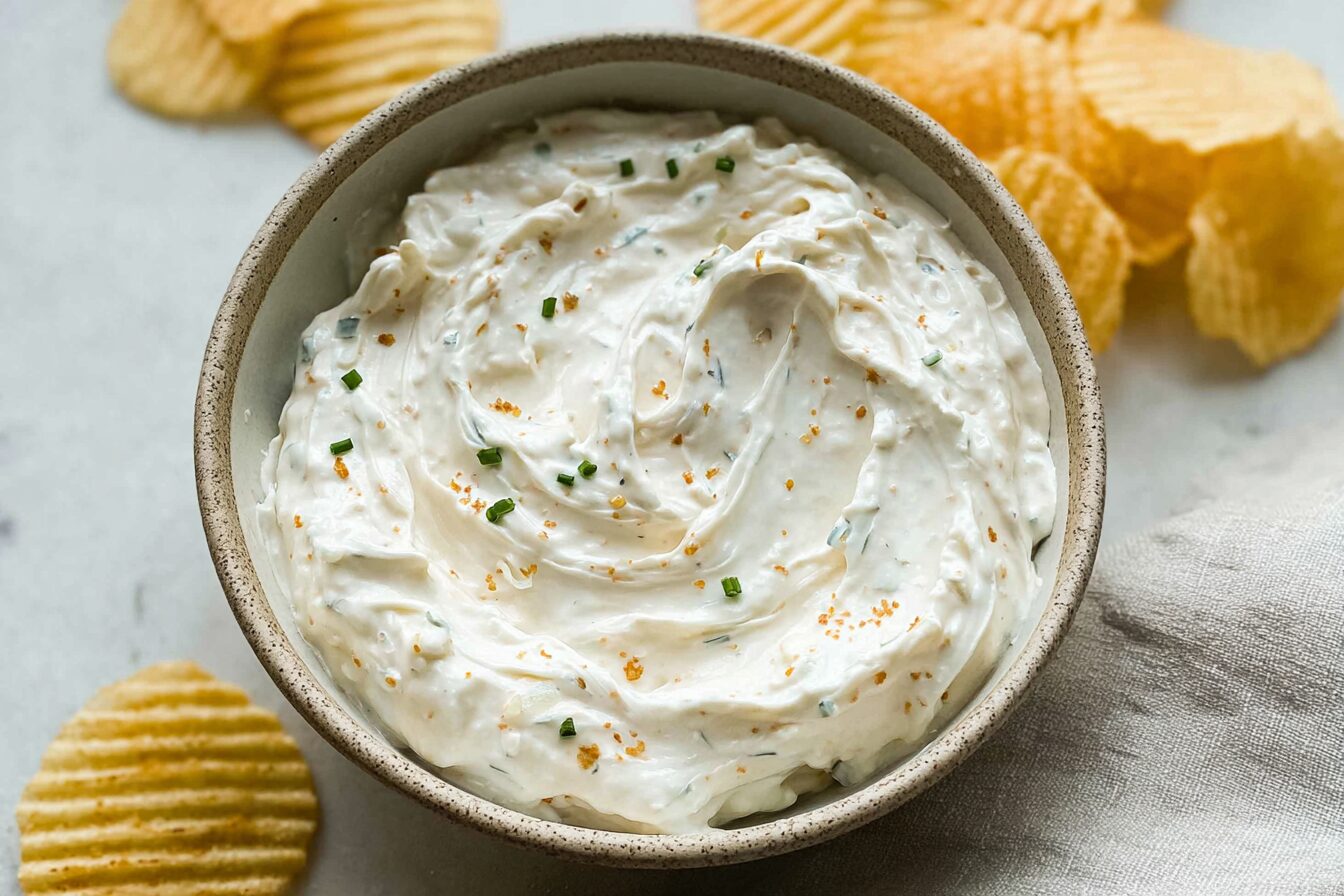 Homemade Sour Cream And Onion Dip Recipe For Easy Snacks 6 Sour Cream And Onion Dip