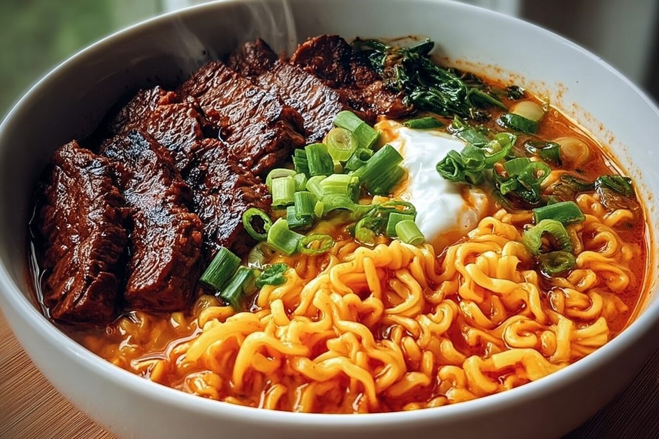 Spicy Korean Ramen Beef