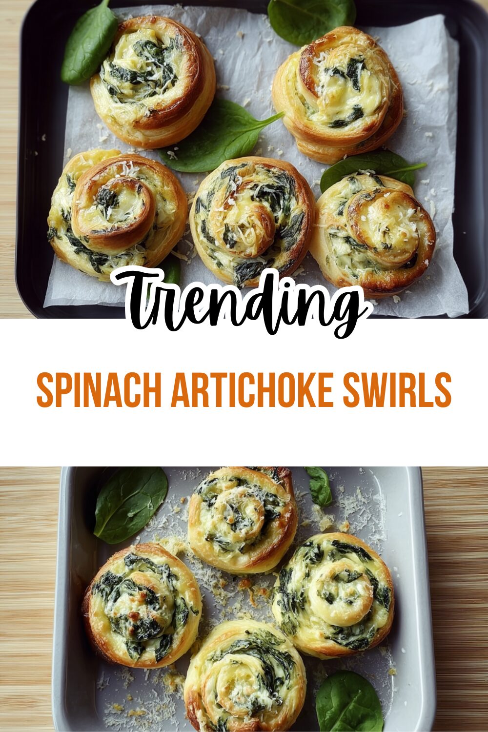 Spinach Artichoke Swirls