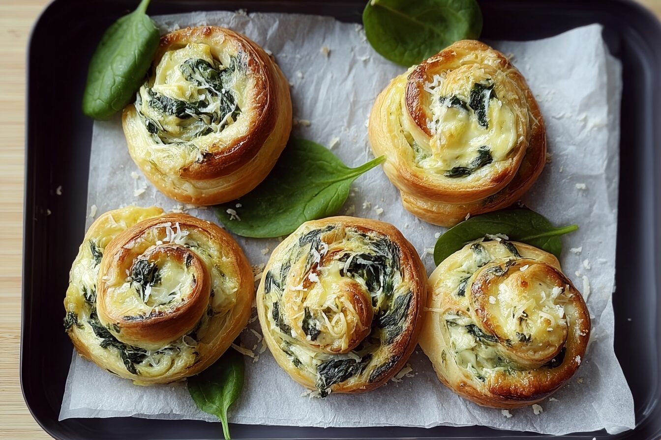 Spinach Artichoke Swirls