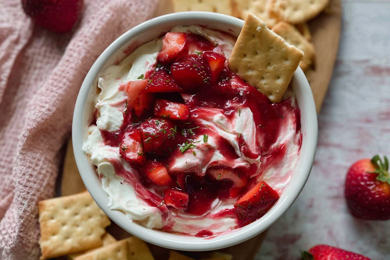 Strawberry Cheesecake Dip