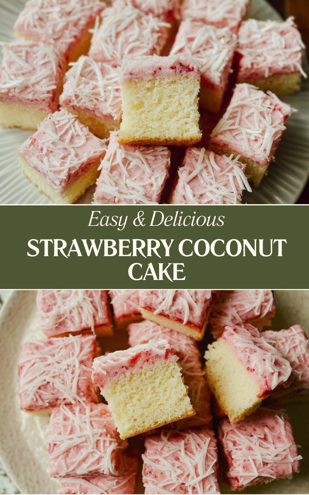 Strawberry Coconut Cake