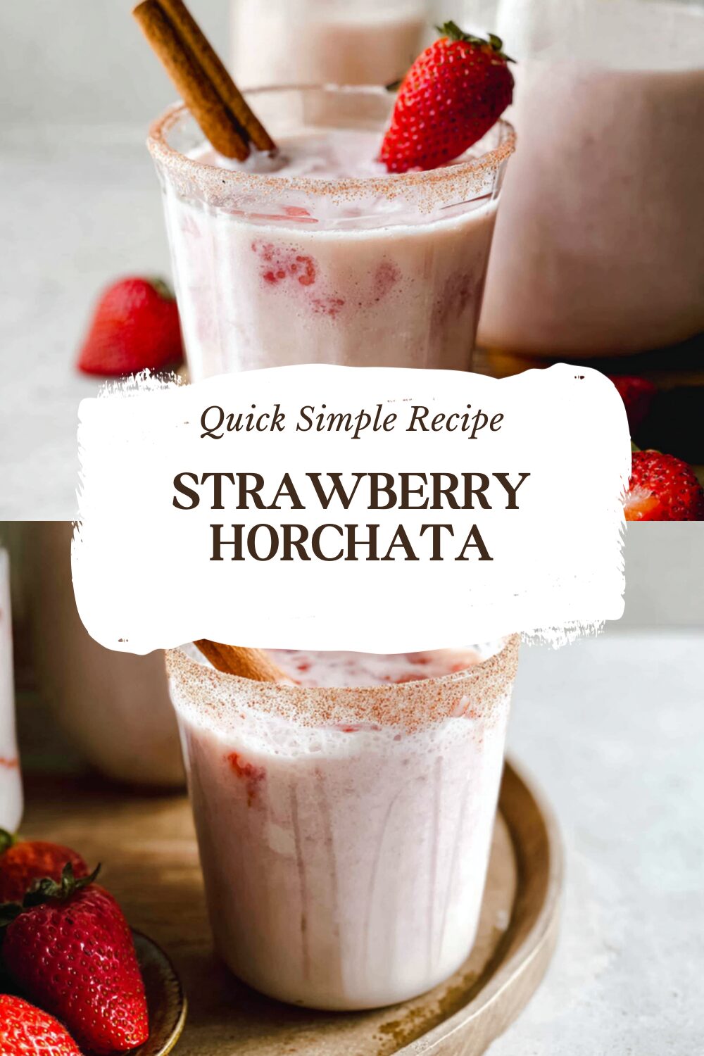 Strawberry Horchata
