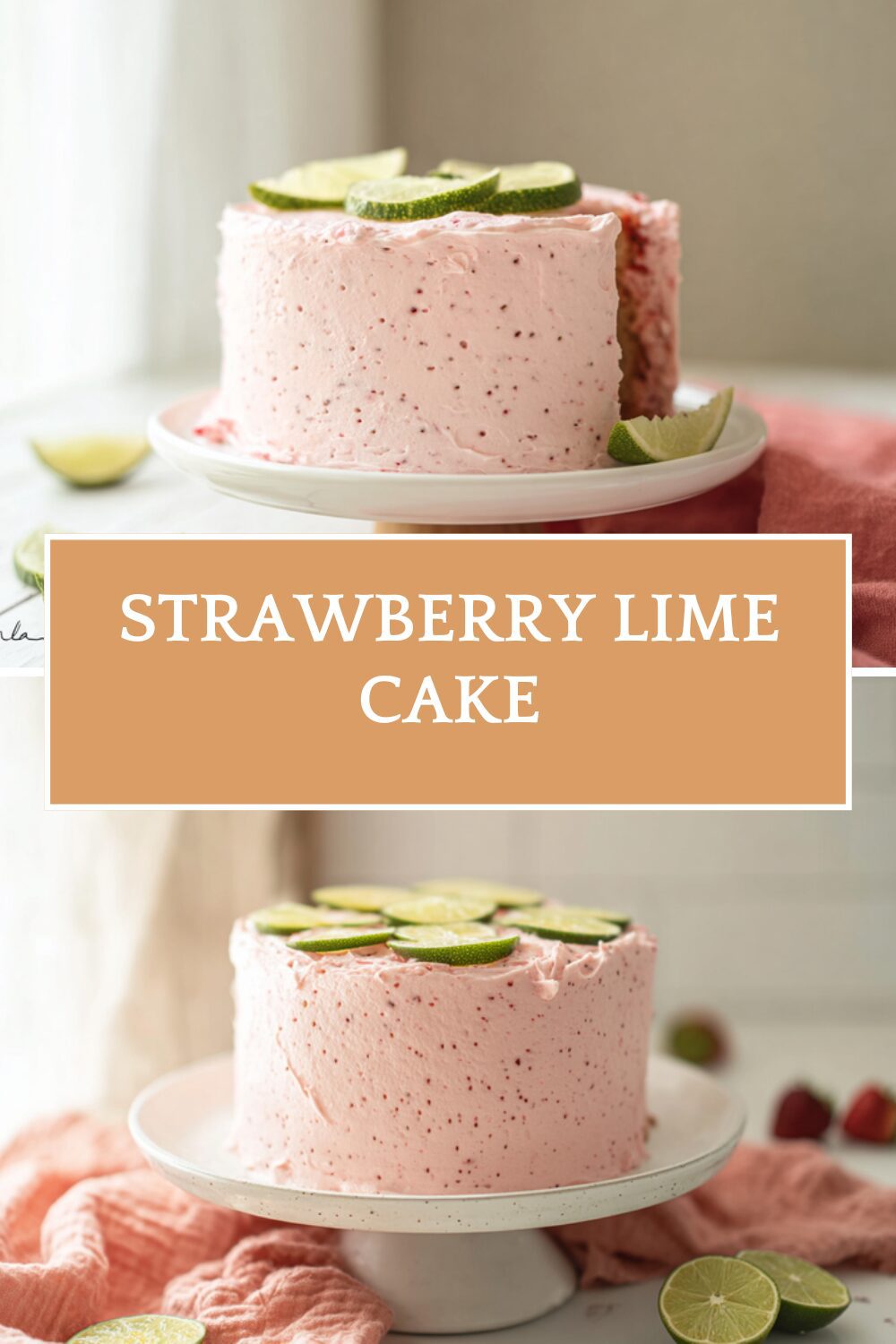 Strawberry Lime Cake