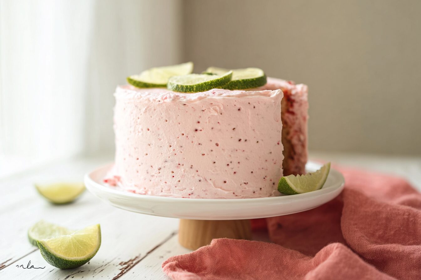 Strawberry Lime Cake