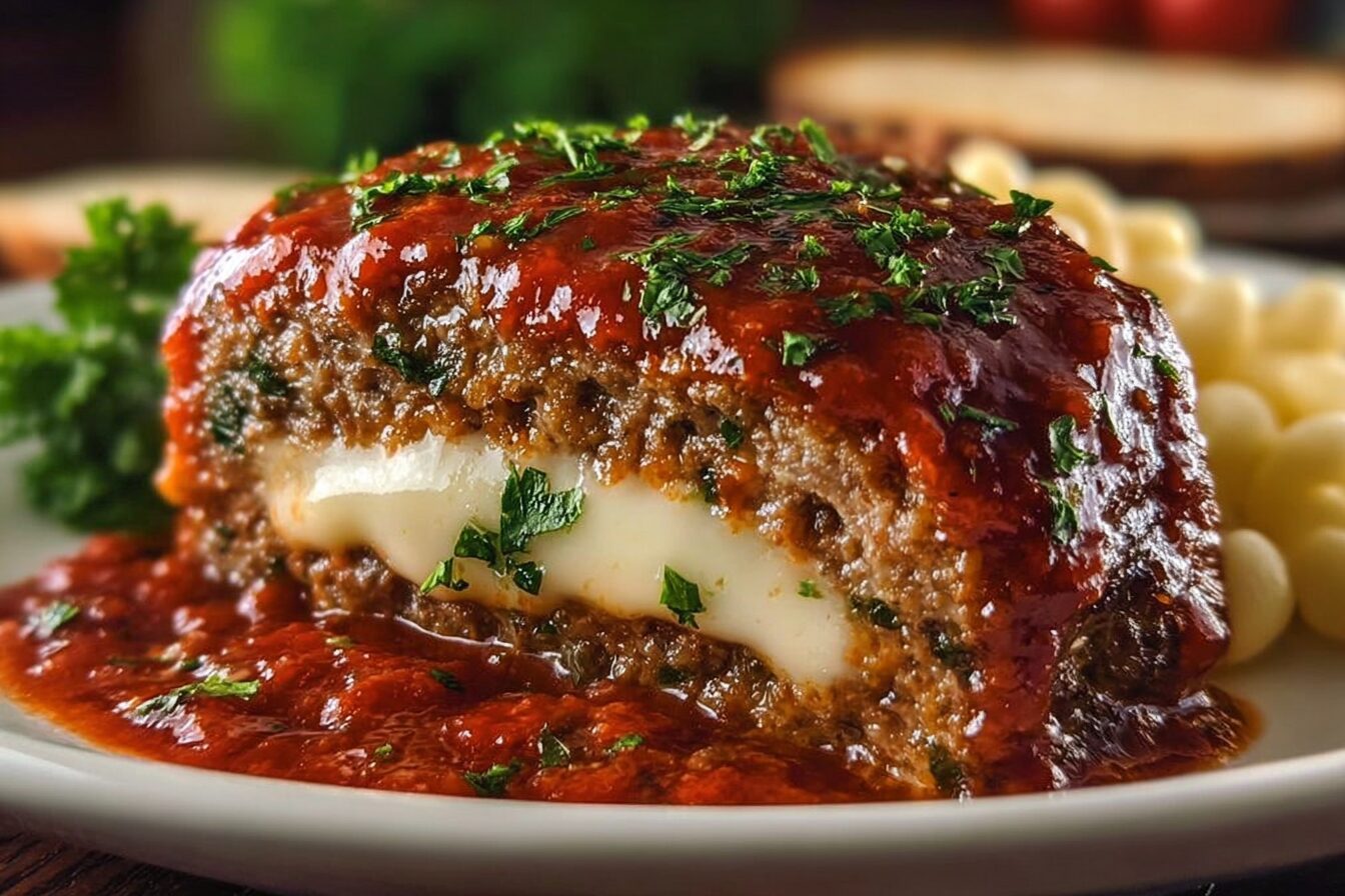 Stuffed Italian Meatloaf