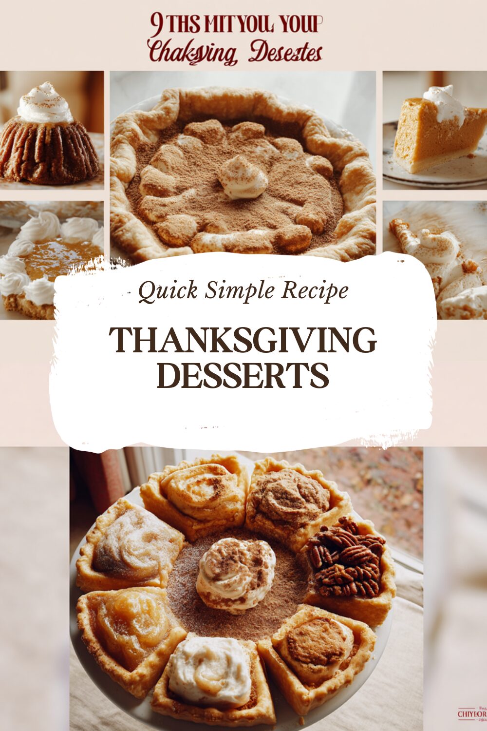 Thanksgiving Desserts