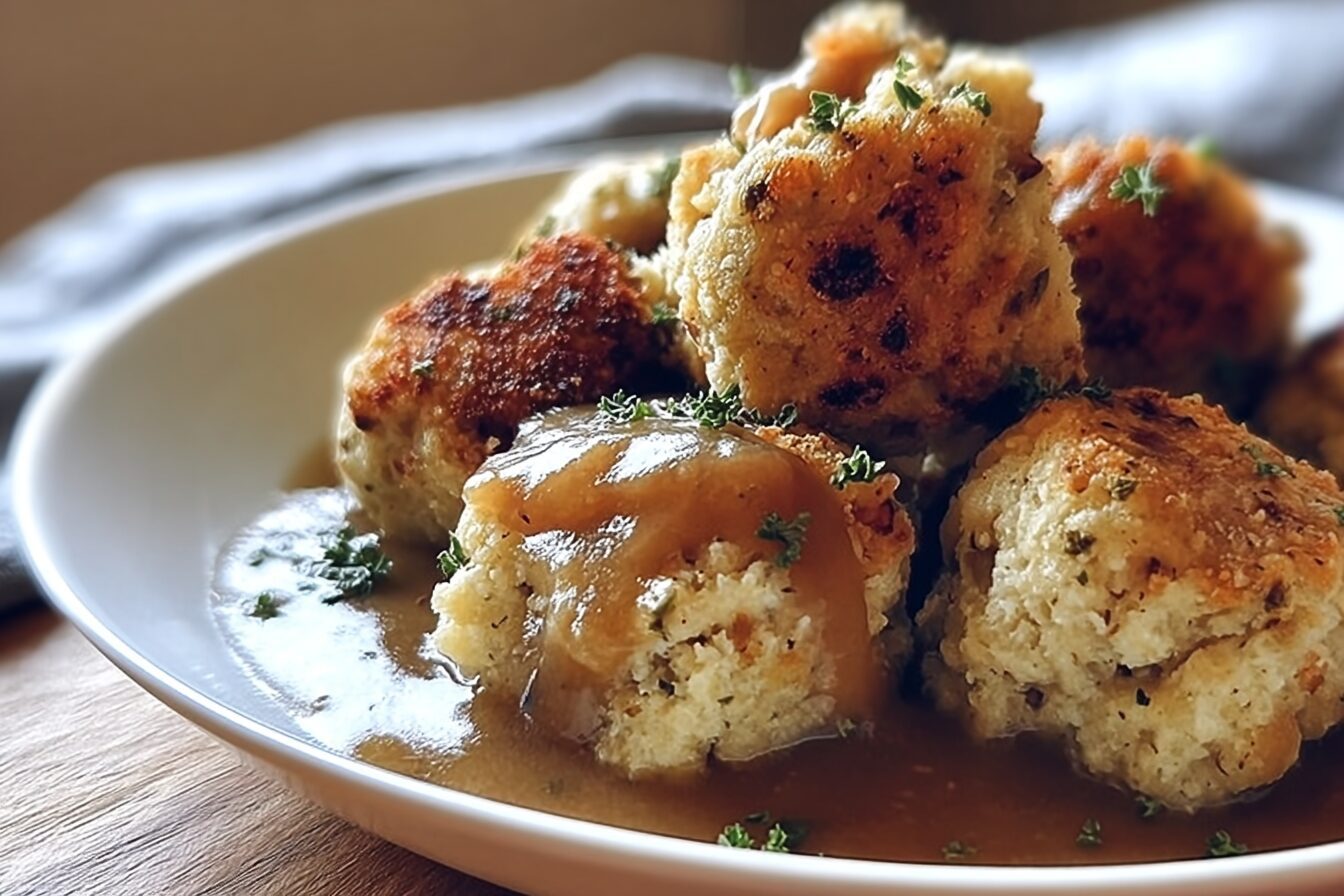 Turkey Stuffing Balls