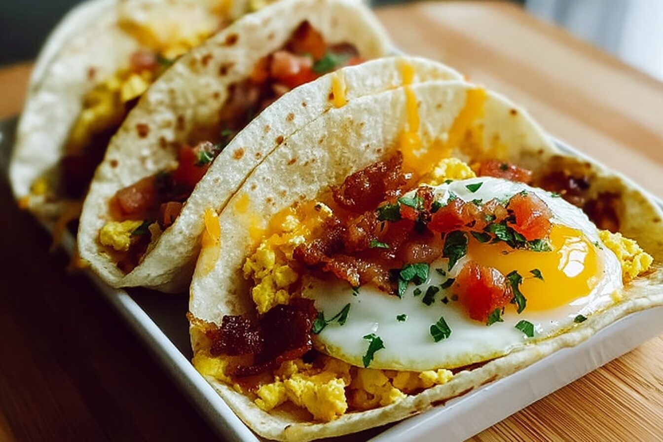 Baked Breakfast Tacos
