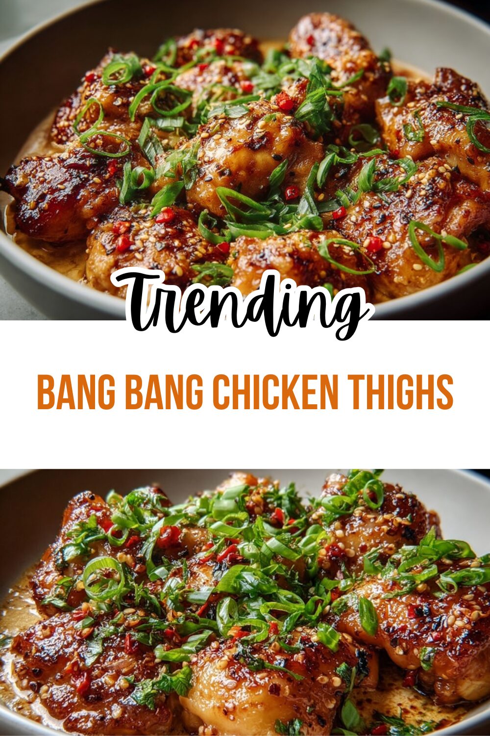 Bang Bang Chicken Thighs