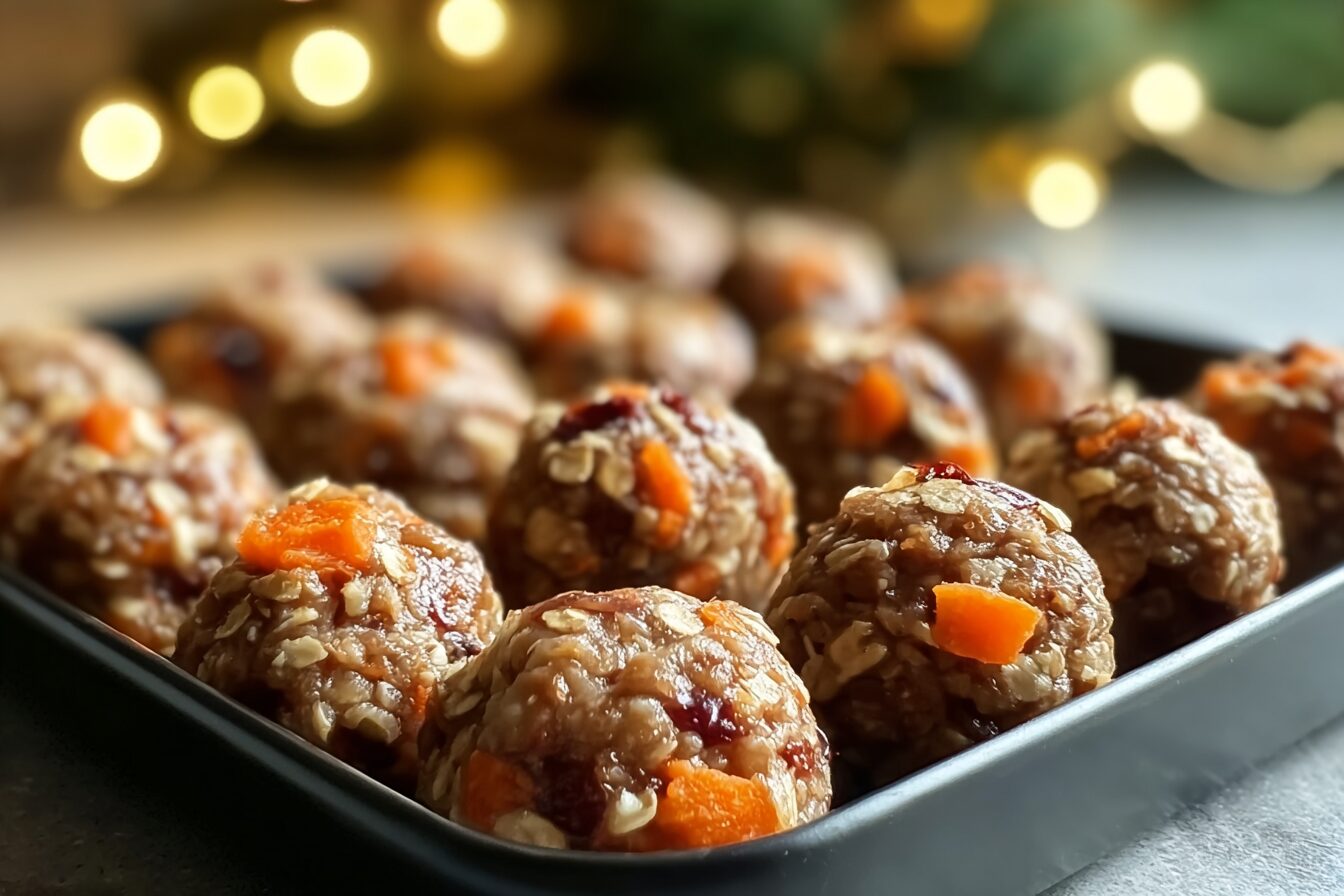 Beef Carrot Christmas Balls For Dogs
