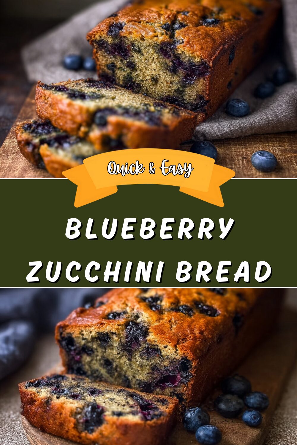 Blueberry Zucchini Bread