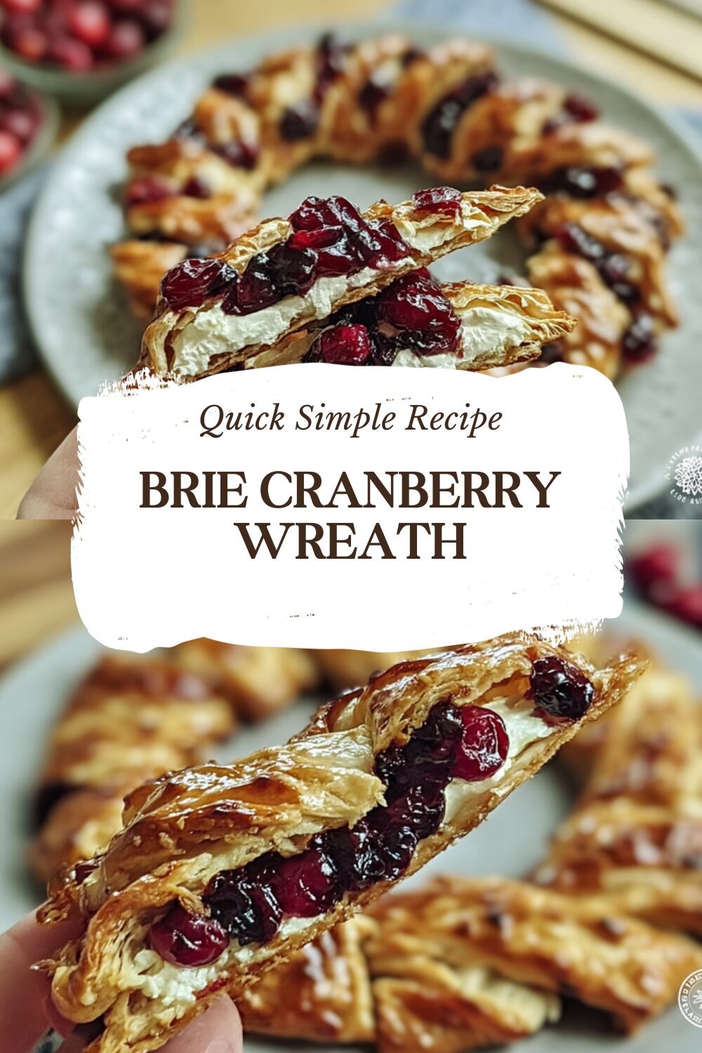 Brie Cranberry Wreath